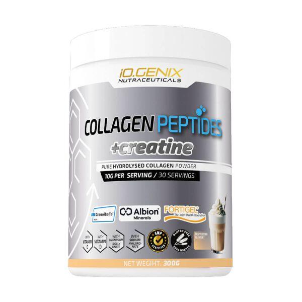 Io.genix - Collagen Peptides + Creatine - 300g Cappuccino De Io.genix - Collagène - Taille Unique - Decathlon
