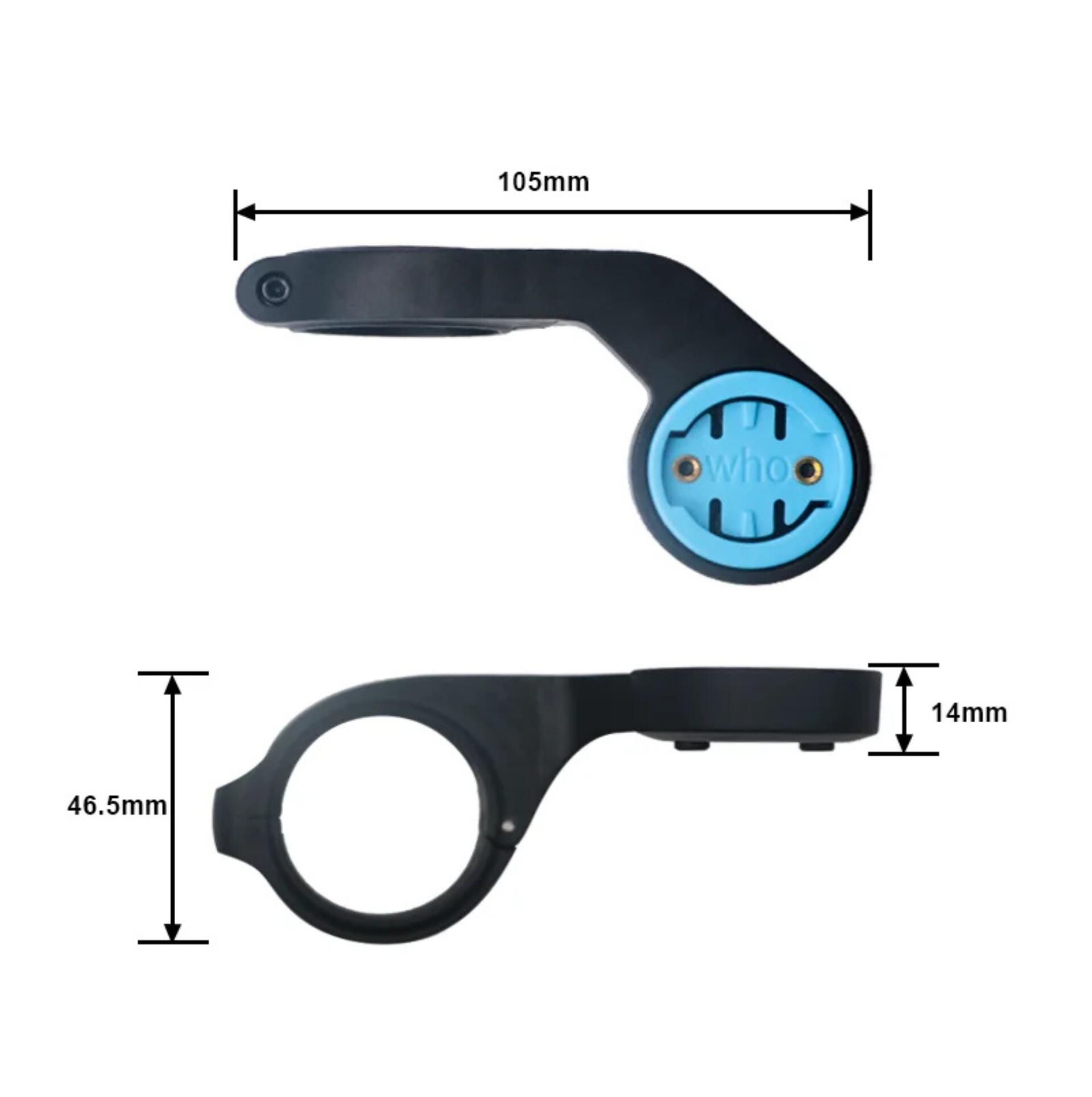 Supporto ciclocomputer Wahoo ELEMNT BOLT ROAM manubrio 25,4–35 mm 3/6
