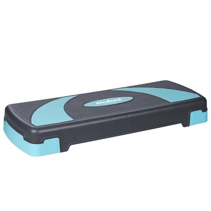 Stepper Aerobic Rebel Active, 3 Nivele (Gri/Albastru)