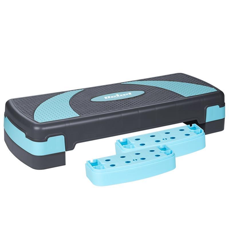 Stepper Aerobic Rebel Active, 3 Nivele (Gri/Albastru)