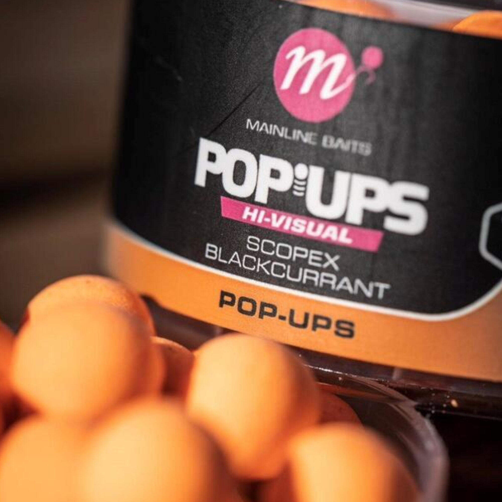 BOILIES POP-UP MAINLINE FLUO SCOPEX BLACK CURRANT 15MM/250ML 5/5