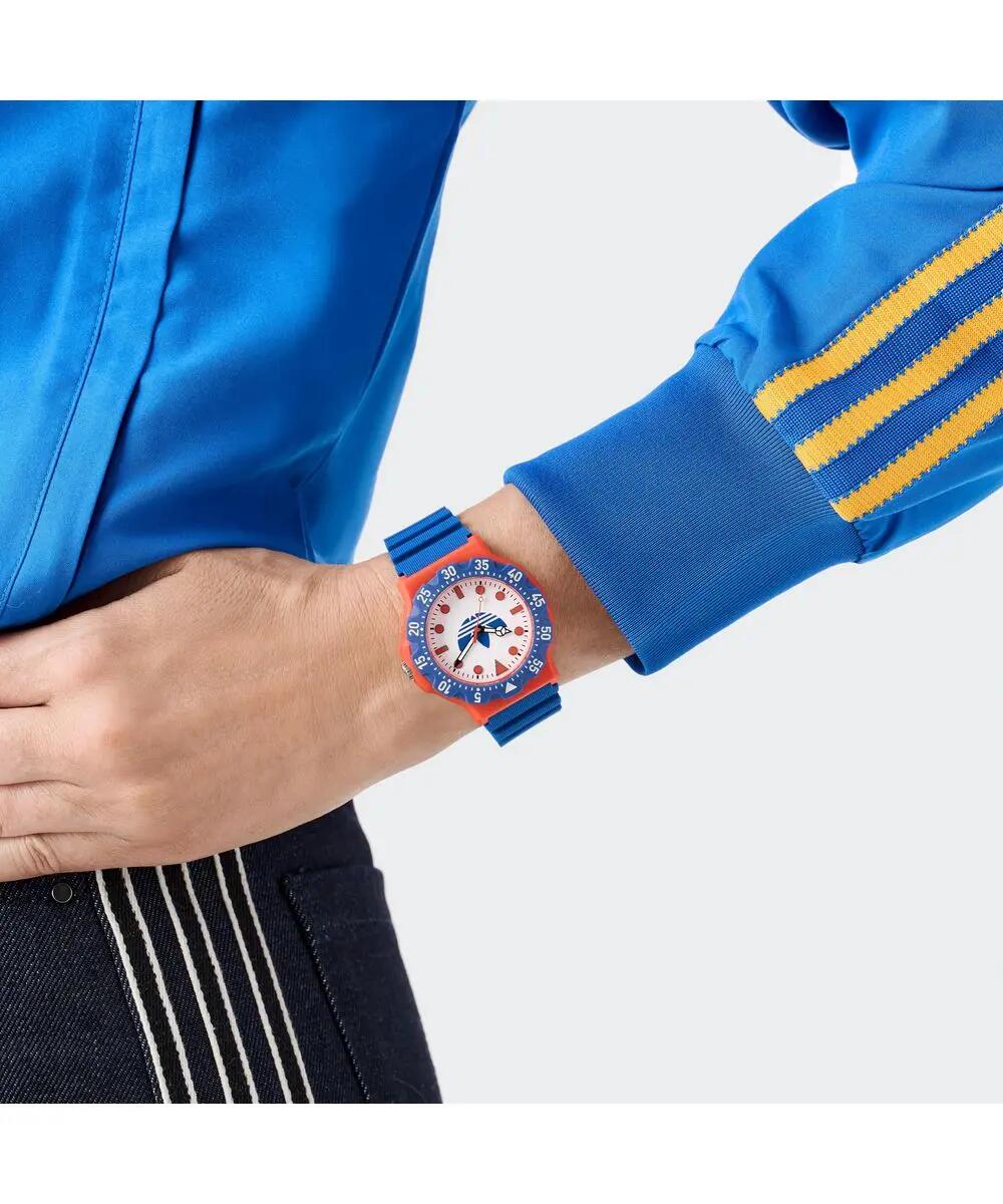 Adidas Originals Analoog  Horloge Blauw/Wit AOSY25513 5/6