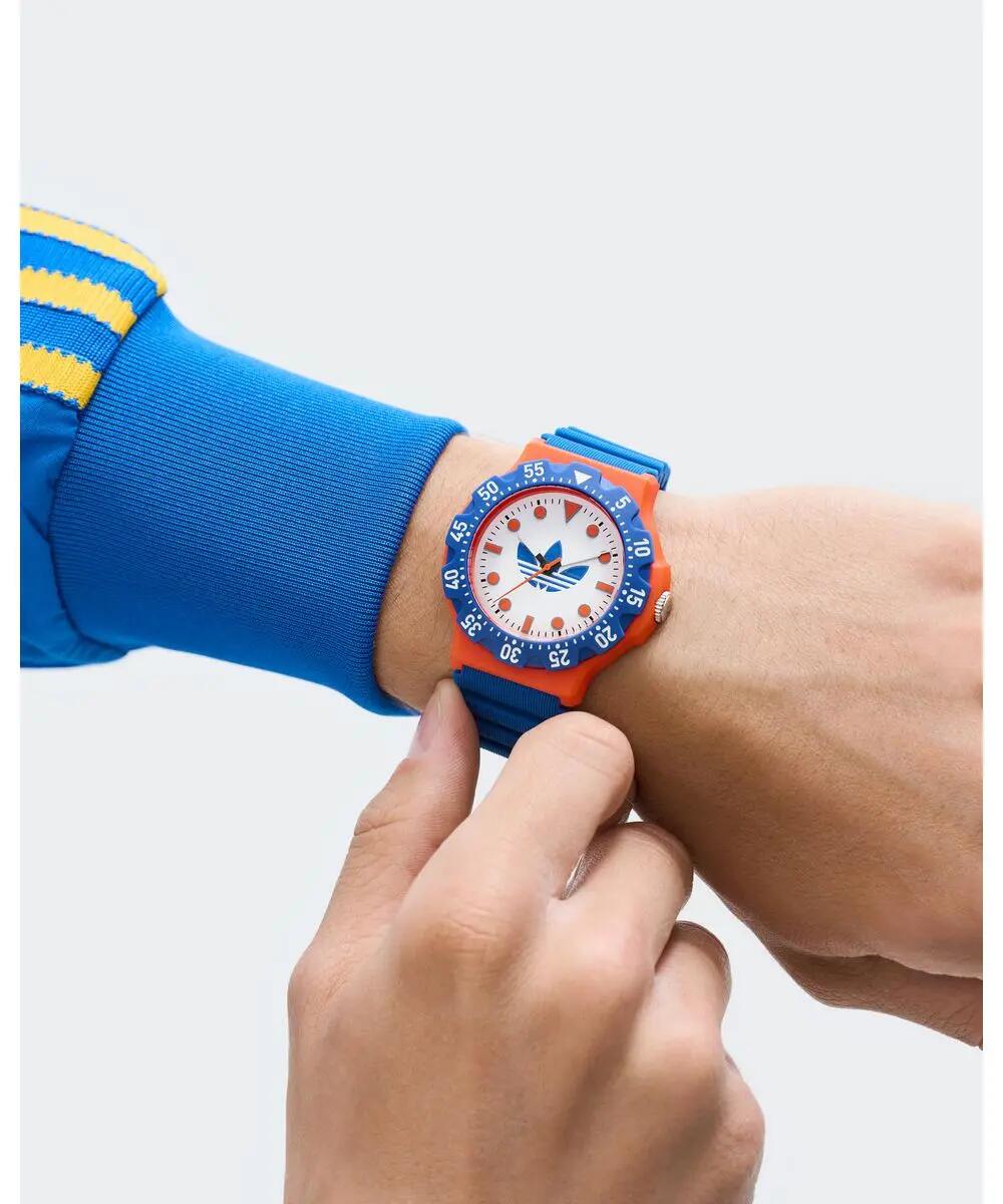 Adidas Originals Analoog  Horloge Blauw/Wit AOSY25513 4/6