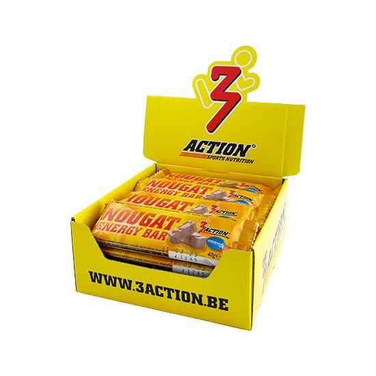 NOUGAT ENERGY BAR 40G - BOITE 20 BARRES 3/3