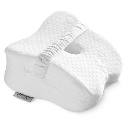 Kniekissen PRO Orthopädisch Seitenschläfer Beinkissen Weiß 4FIZJO