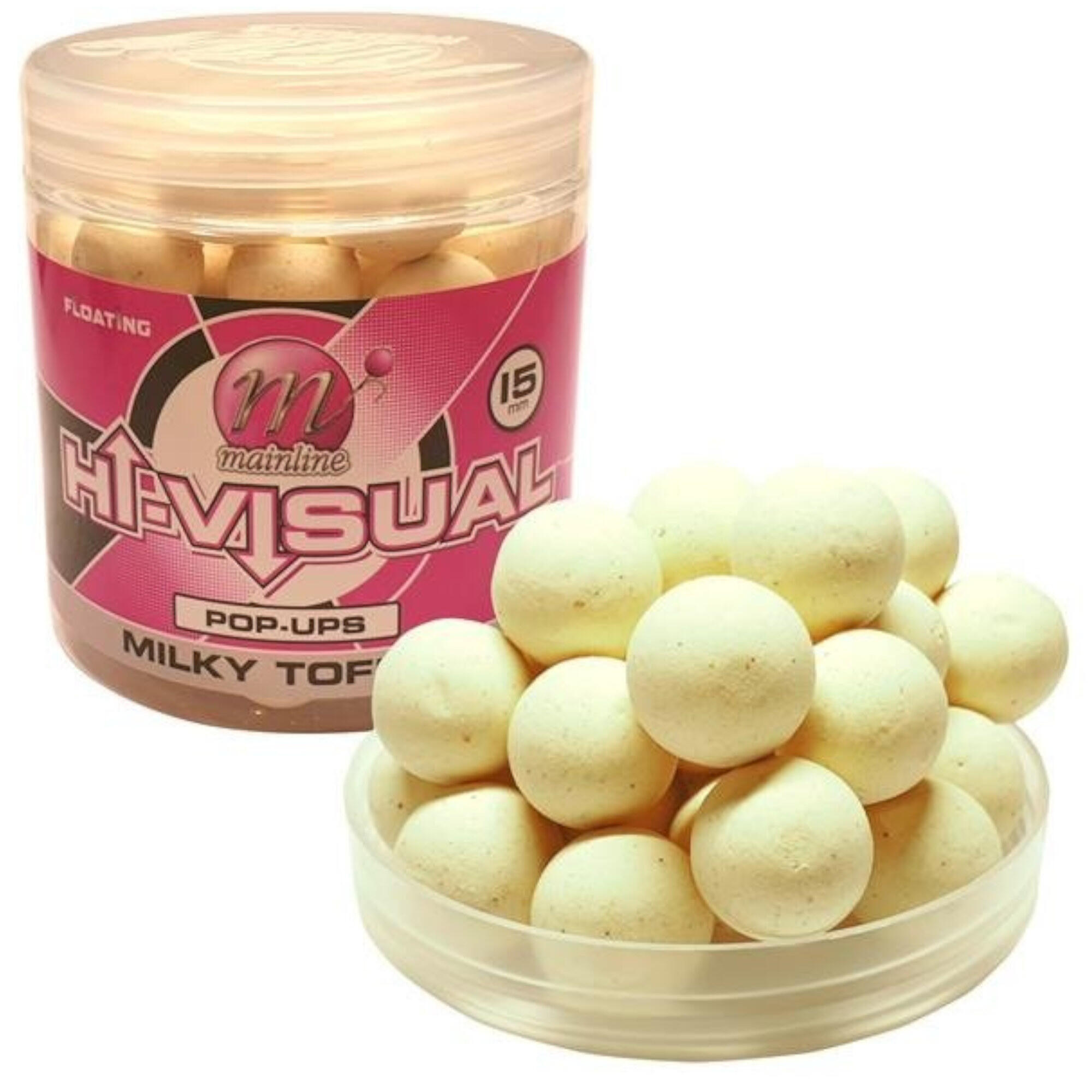 Mainline High Visual Pop-Ups 15mm White Milky Toffee 3/3