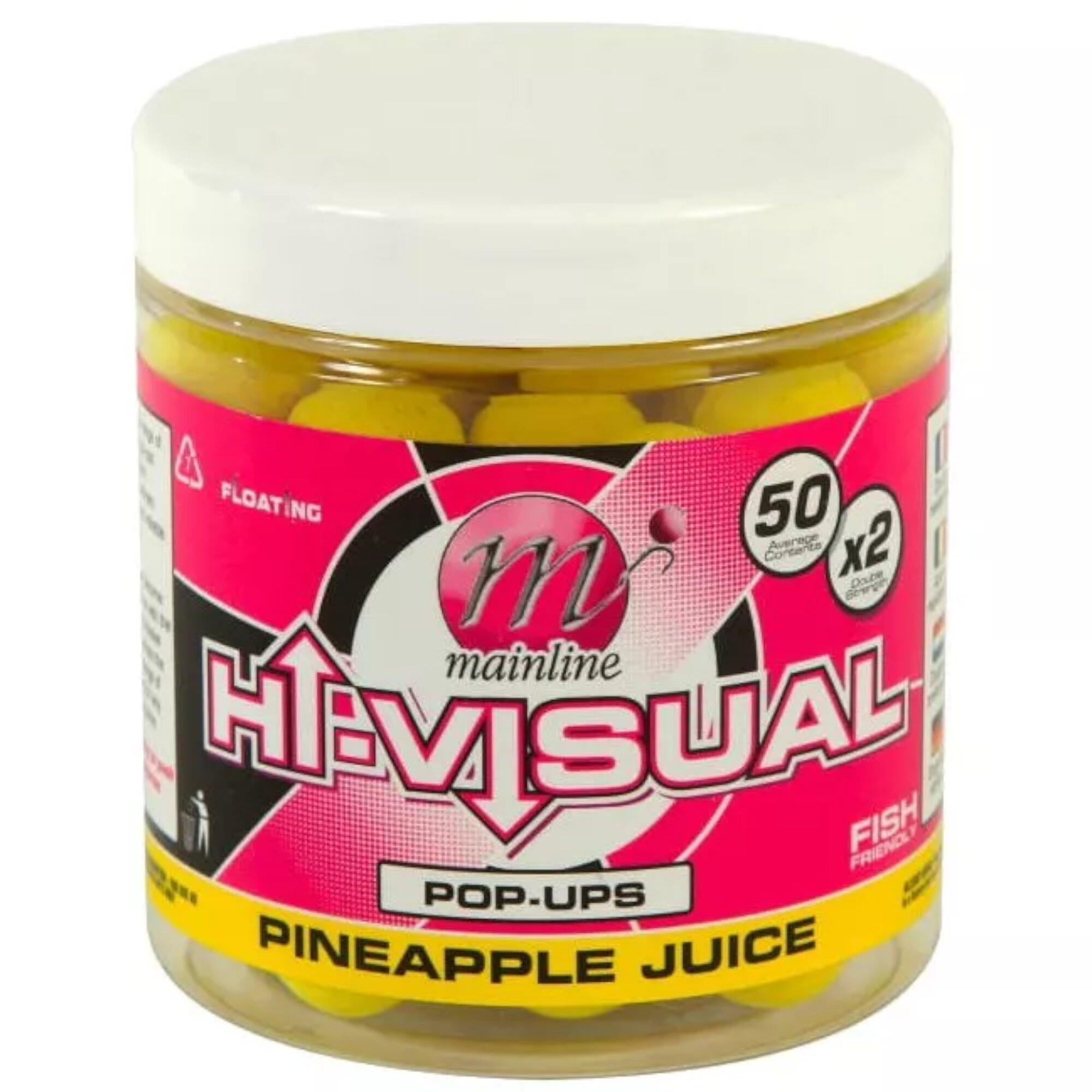 Mainline High Visual Mini Pop-Ups 12mm Yellow Pineapple Juice 3/3