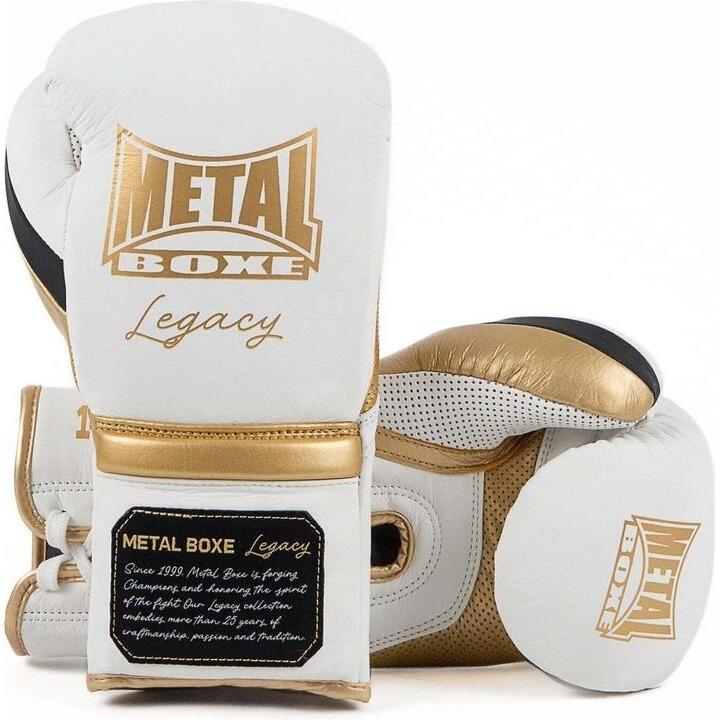 Metal Boxe - Gants De Boxe Metal Boxe Legacy Horse Hair - Gants De Boxe - Blanc - 10 Oz - Decathlon