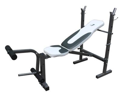 Panca Richiudibile Force Bench 560- Robusta Panca con Portabilanciere - Altezza