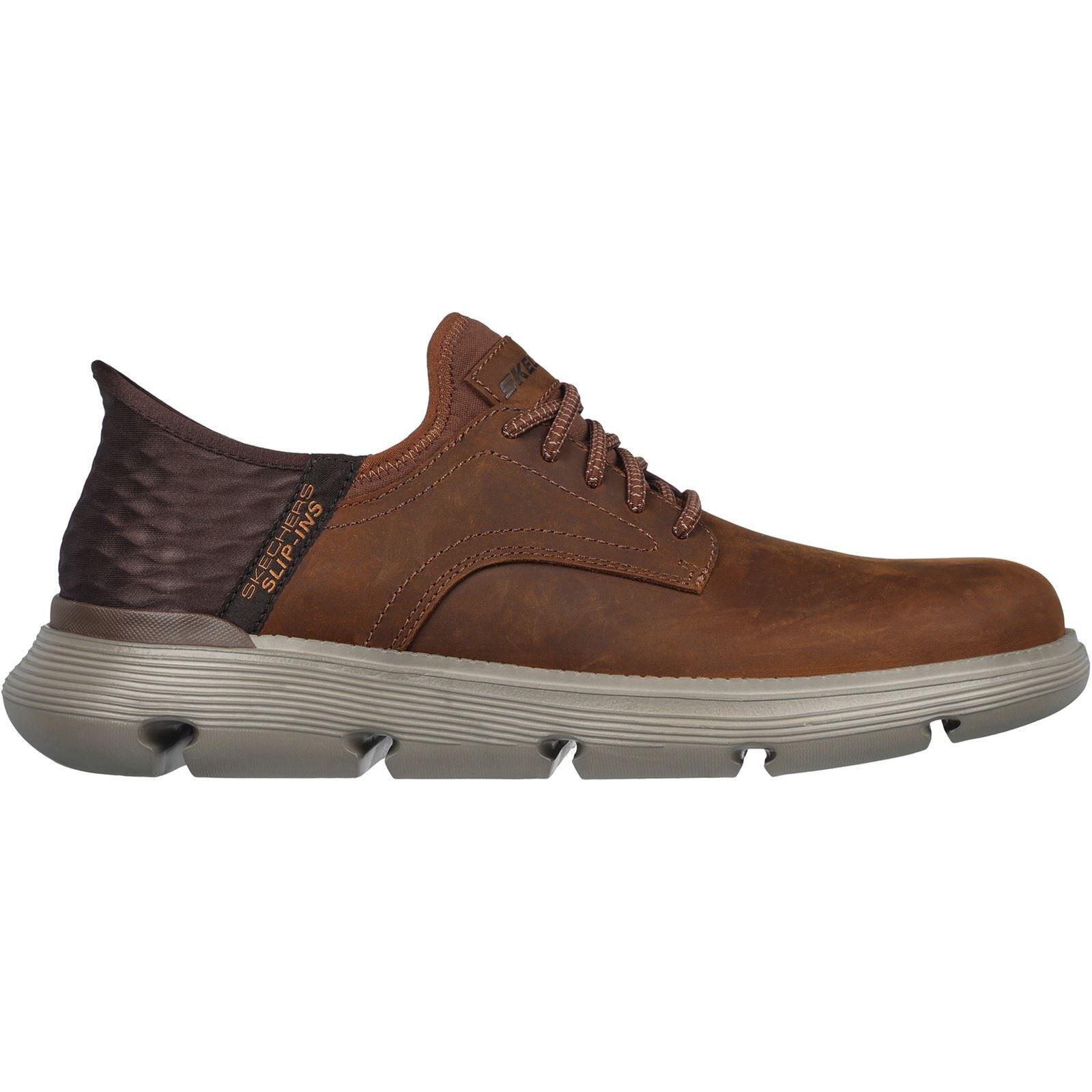 Sapatilhas Skechers Homem Slip-ins: Garza - Gervin Marrons 5/5