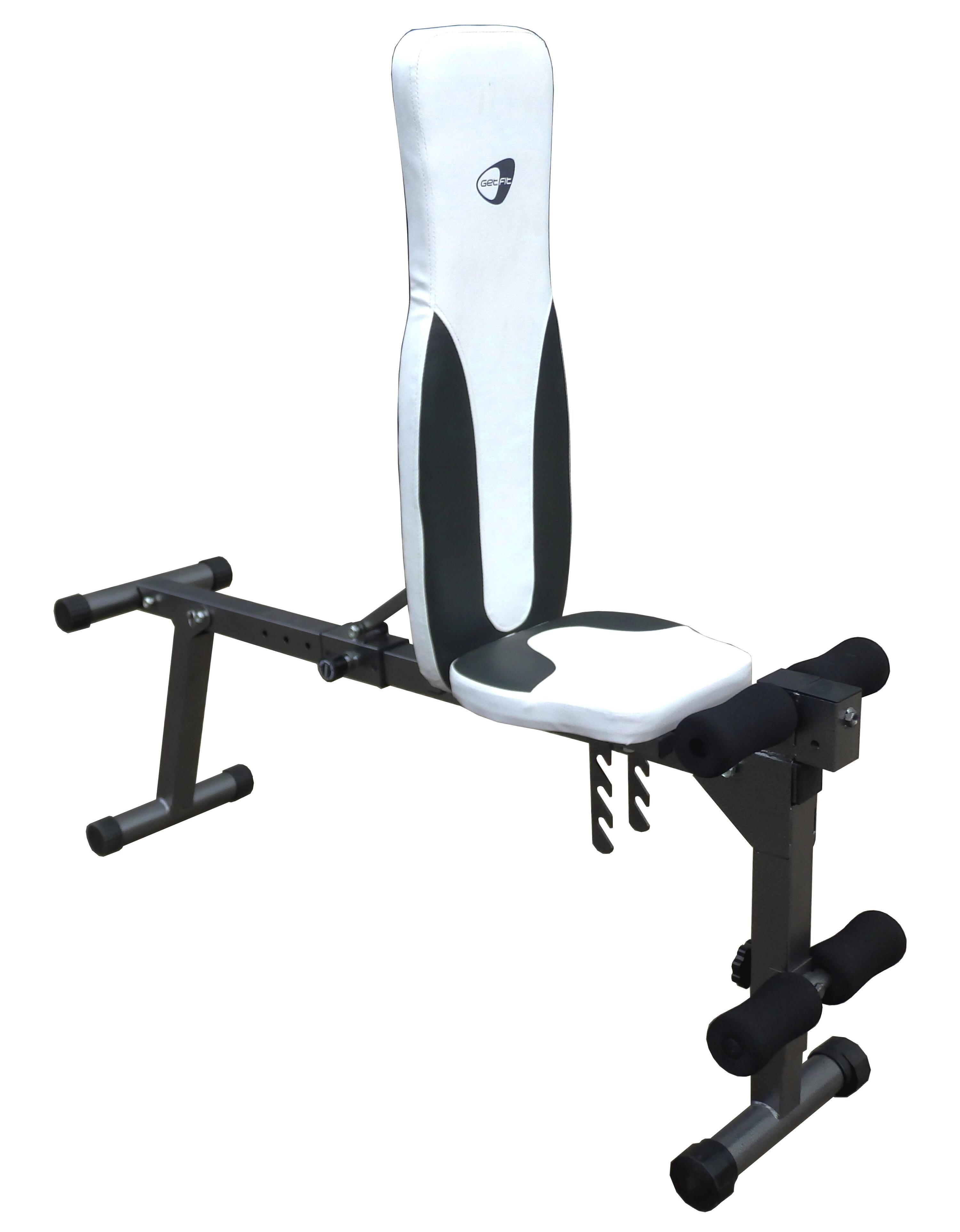 Panca Multifunzione  GetFit Force AD 330 - Schienale Regolabile, Telaio Acciaio, 3/3