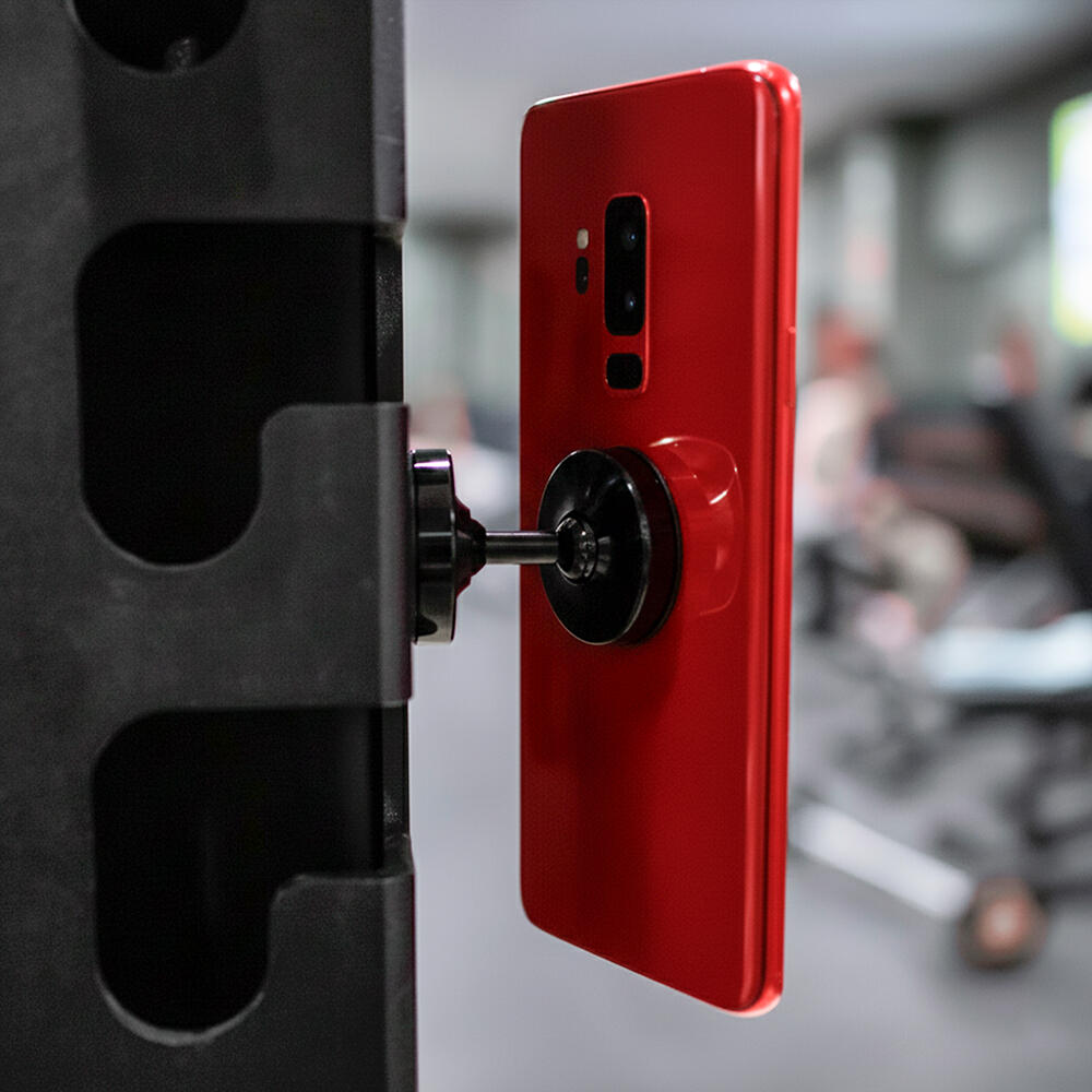 Soporte Magnético de Gimnasio para Teléfono 360º con Doble Imán RL Grips Negro 3/6