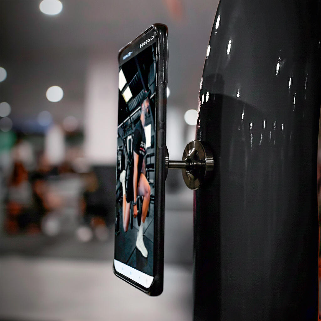 Soporte Magnético de Gimnasio para Teléfono 360º con Doble Imán RL Grips Negro 2/6