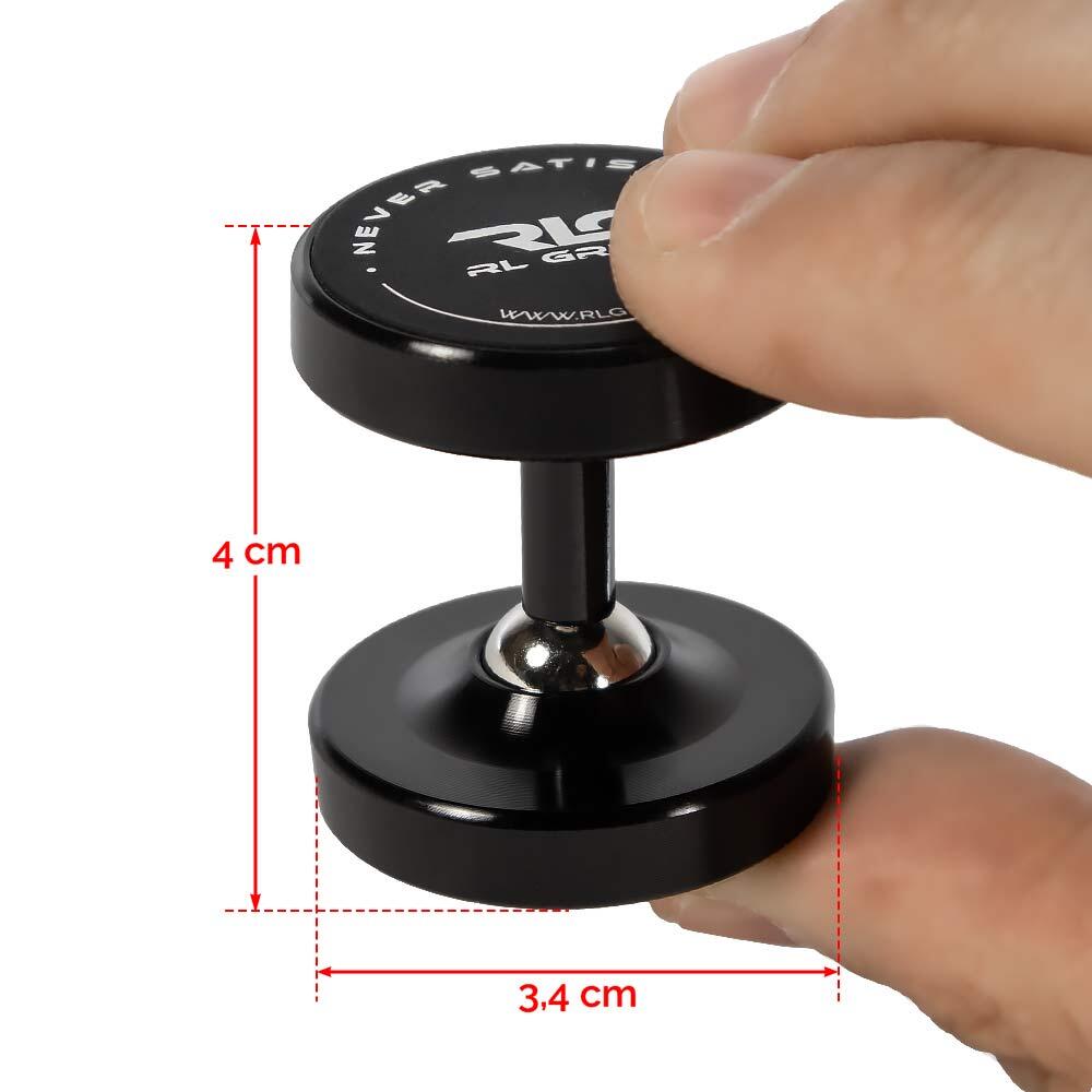 Soporte Magnético de Gimnasio para Teléfono 360º con Doble Imán RL Grips Negro 6/6