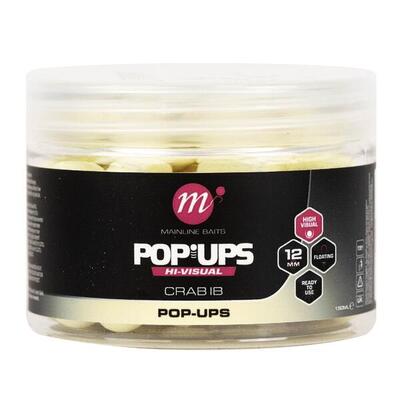 Mainline high visual mini pop-ups 12mm crab ib - karper pop ups & hookbaits