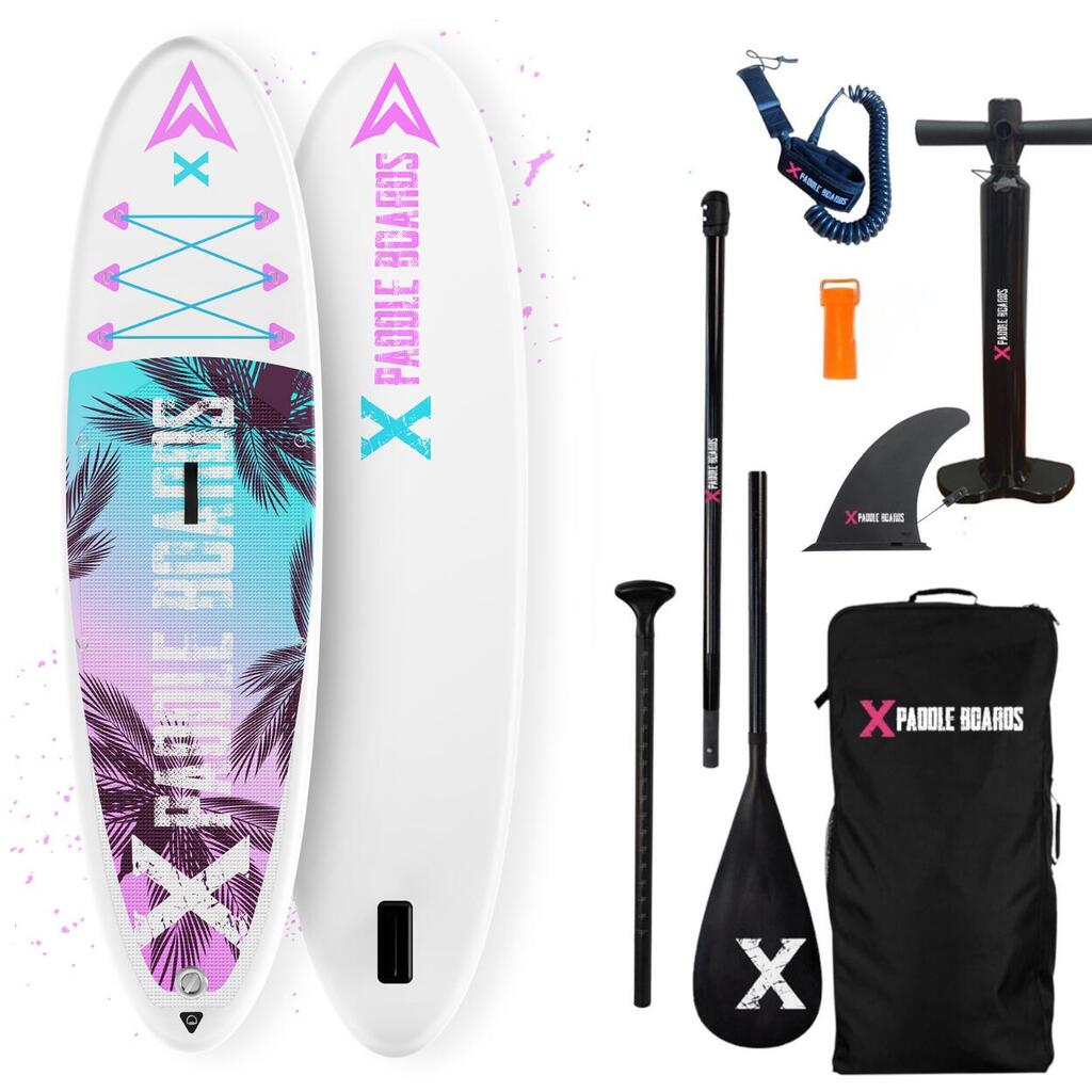 Inflatable Paddle Pack for Kids and Women Pinky-X 280 x 76 x 12.5cm