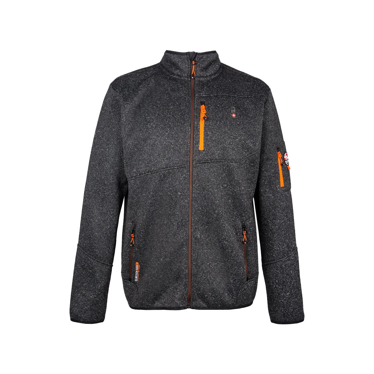 Polar bluza rozpinana dzianinowa melanżowa Navoy AULP 3 kieszenie 5/6