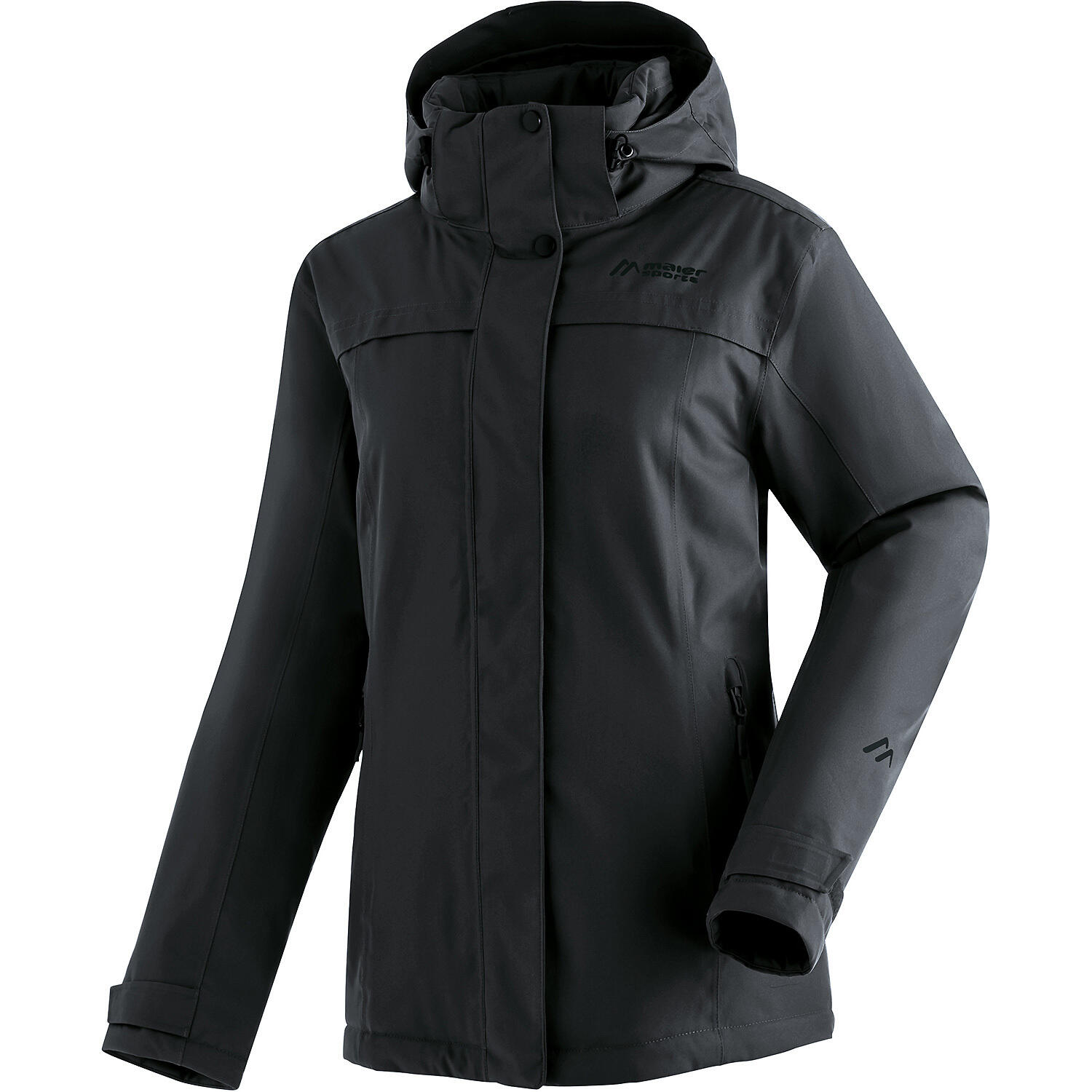 negro / gris acero / negro