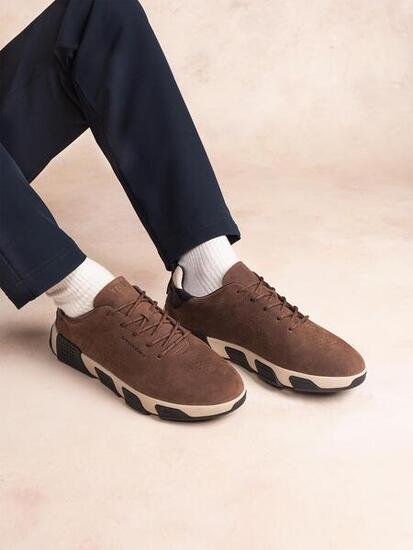 Chaussures de running homme - JAZBARY Châtaigne