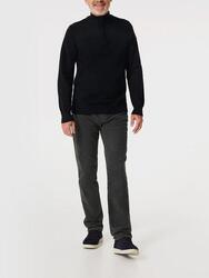 Pull col camionneur Homme - AXELECAM Noir