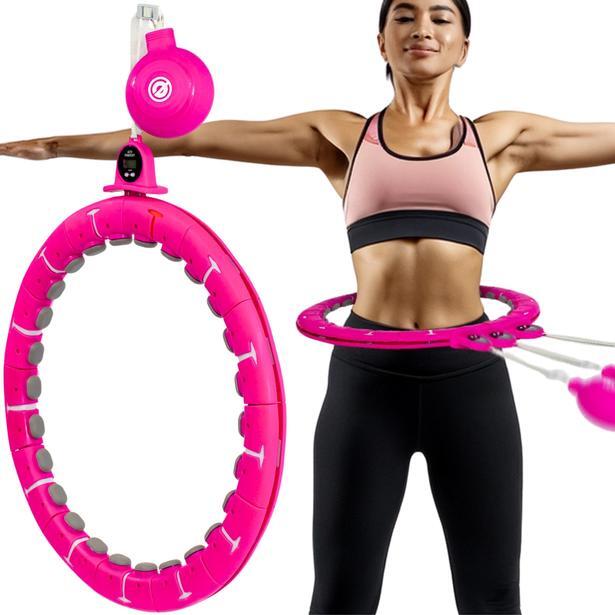 Hula hoop Enero Fit z obciążeniem i licznikiem 110cm