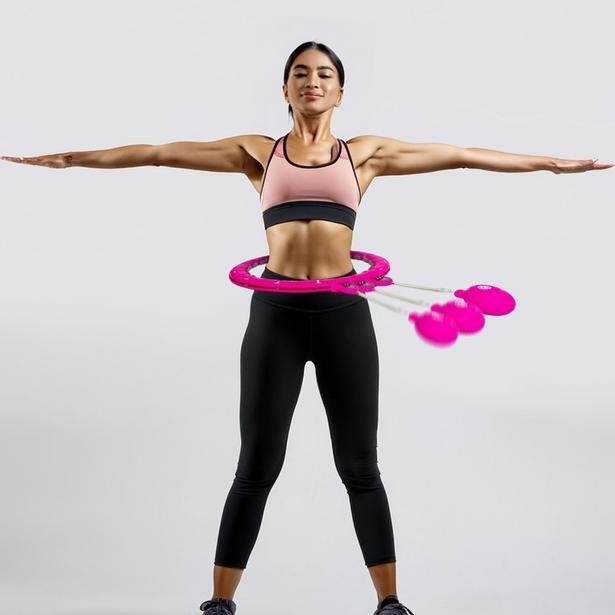 Hula hoop Enero Fit z obciążeniem i licznikiem 110cm 5/6