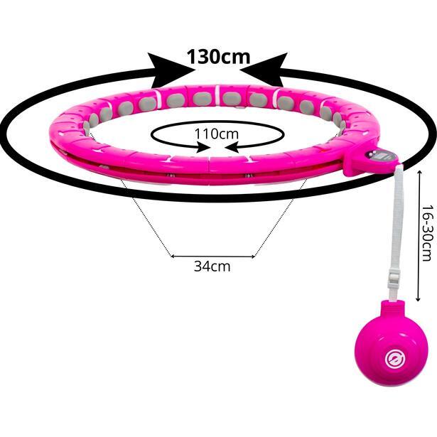 Hula hoop Enero Fit z obciążeniem i licznikiem 110cm 4/6