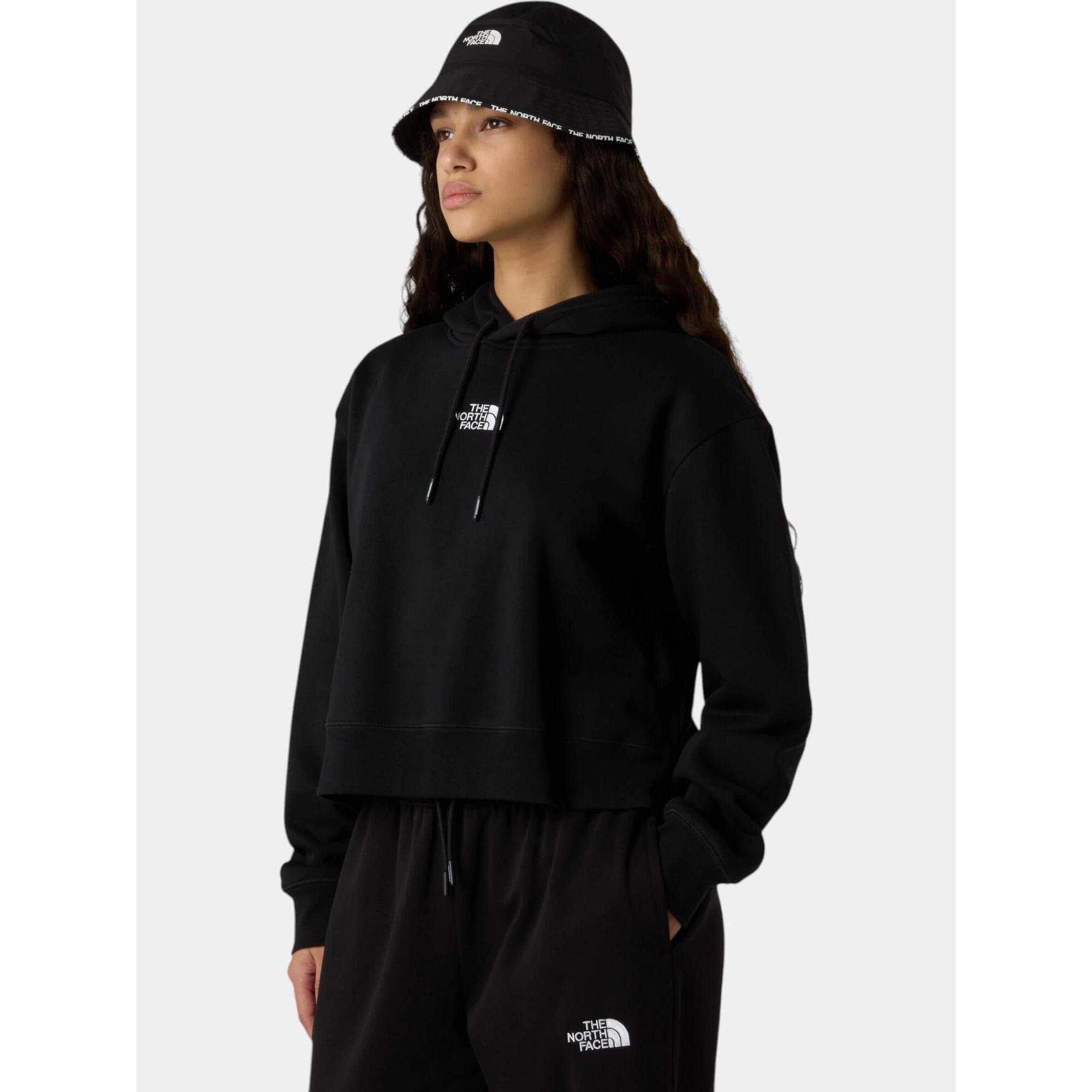 The North Face - Sweat À Capuche Femme Essential Crop - Sweat-shirt - Noir - Decathlon