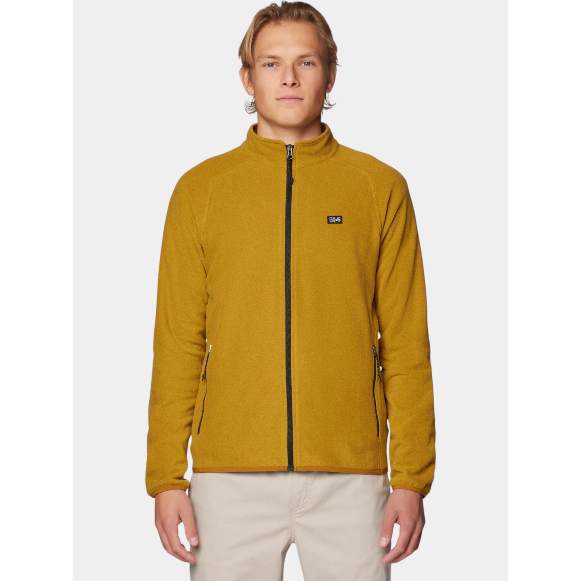 Mountain Hardwear - Pull Homme Microchill - Polaire - Jaune - Decathlon