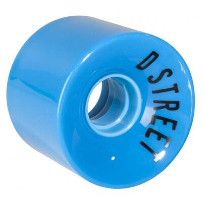 D STREET Roue 59 Cent 59mm 78A Bleu [x4]