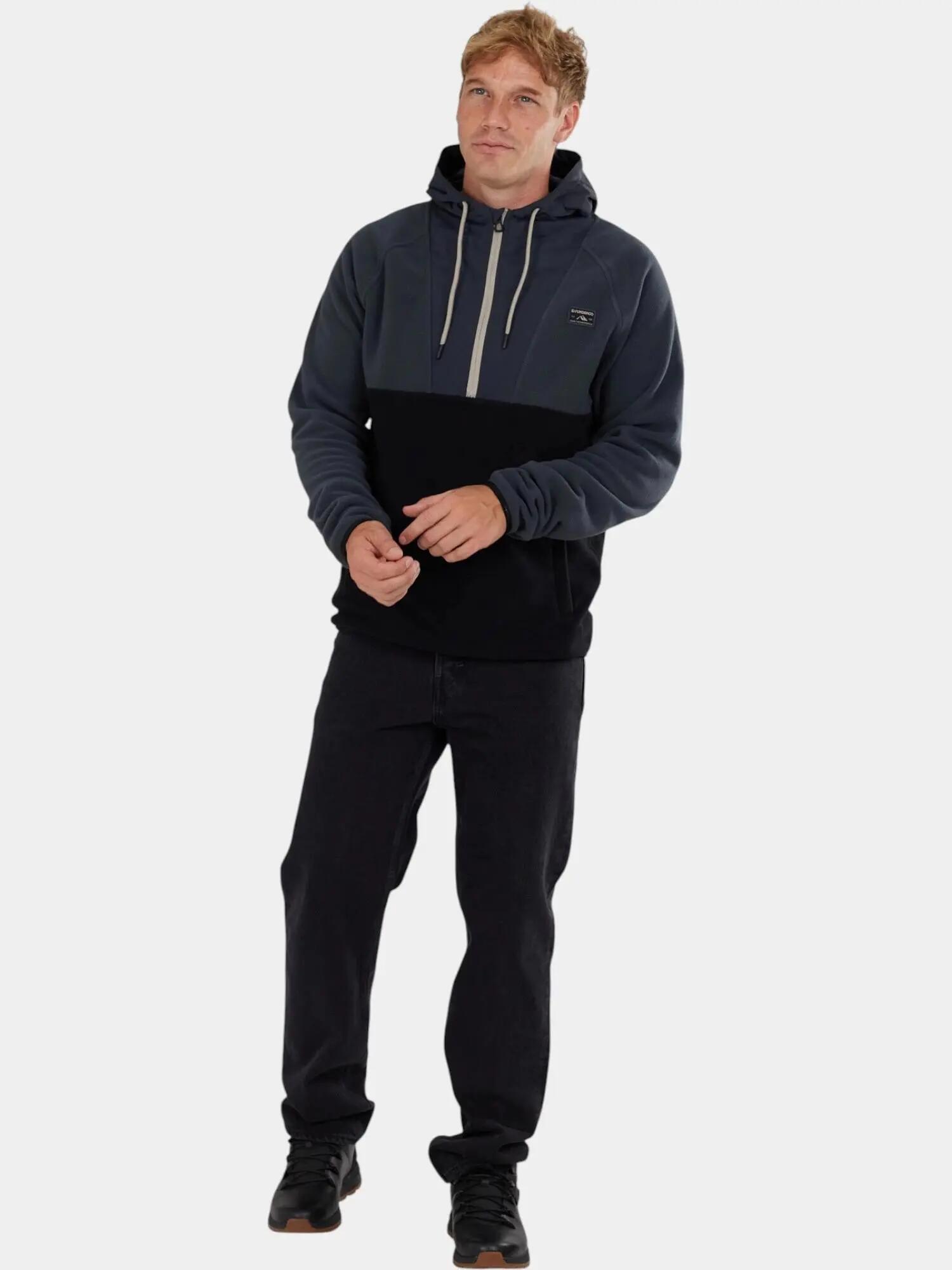 Férfi kapucnis pulóver Carlos Fleece Pullover 3/7