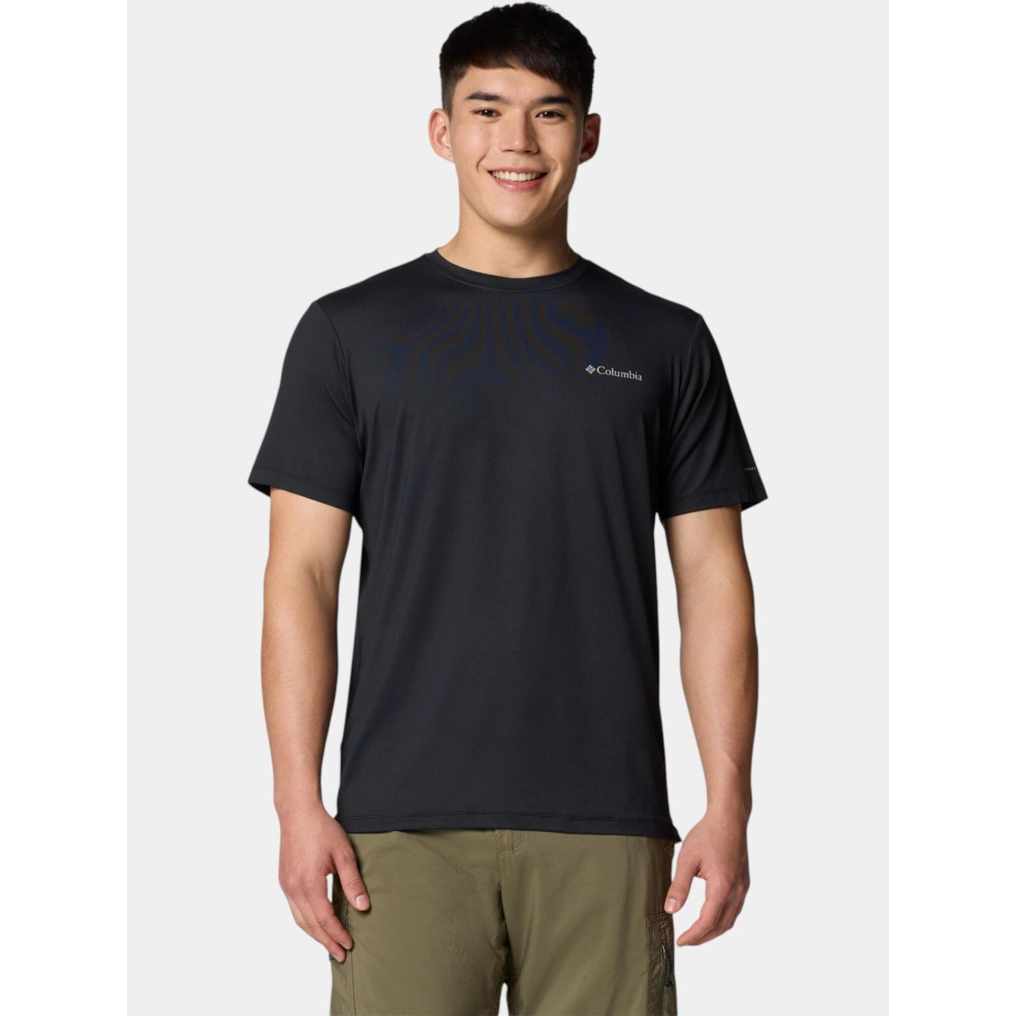 Columbia - Sport T-shirt Homme Tech Trail Utility - T-shirt Manches Courtes - Noir - Decathlon