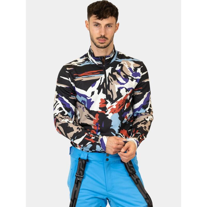 Top lenjerie de corp Podium 1/2 Zip barbati