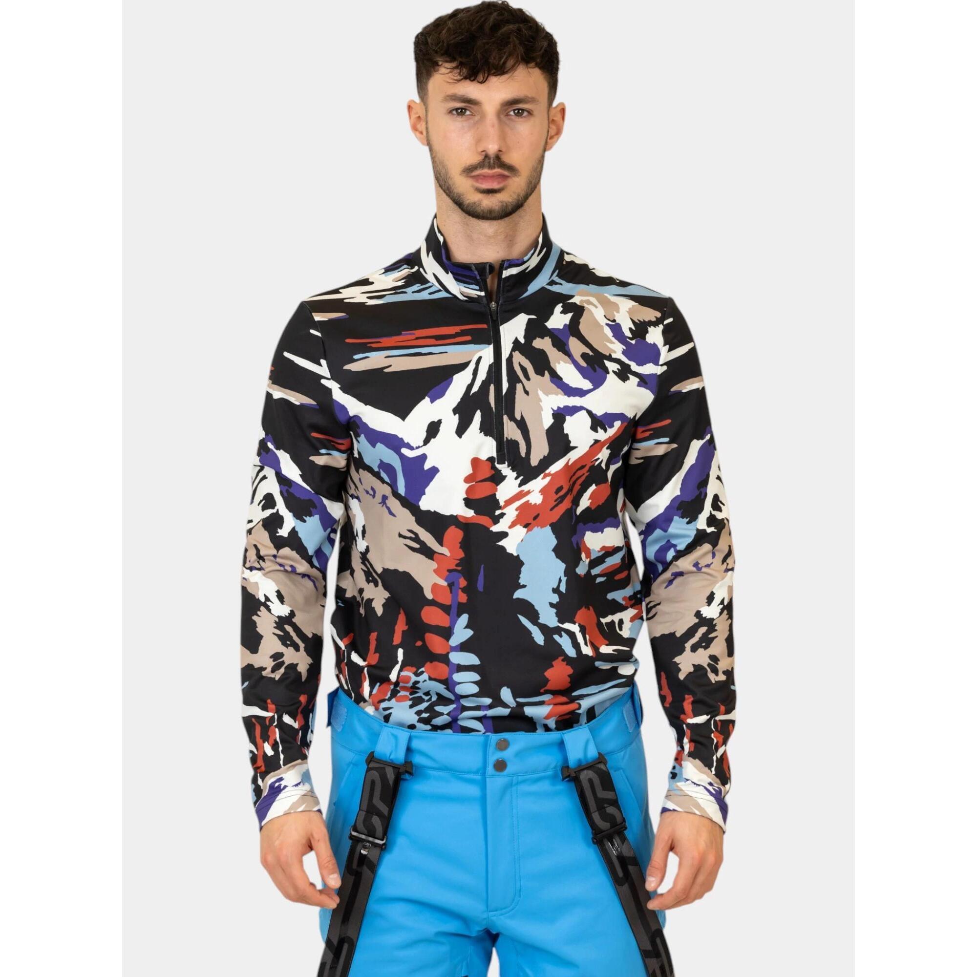 Spyder - Baselayer Homme Podium Hz - Sous Maillot Manche Longue - Multicolore - Decathlon