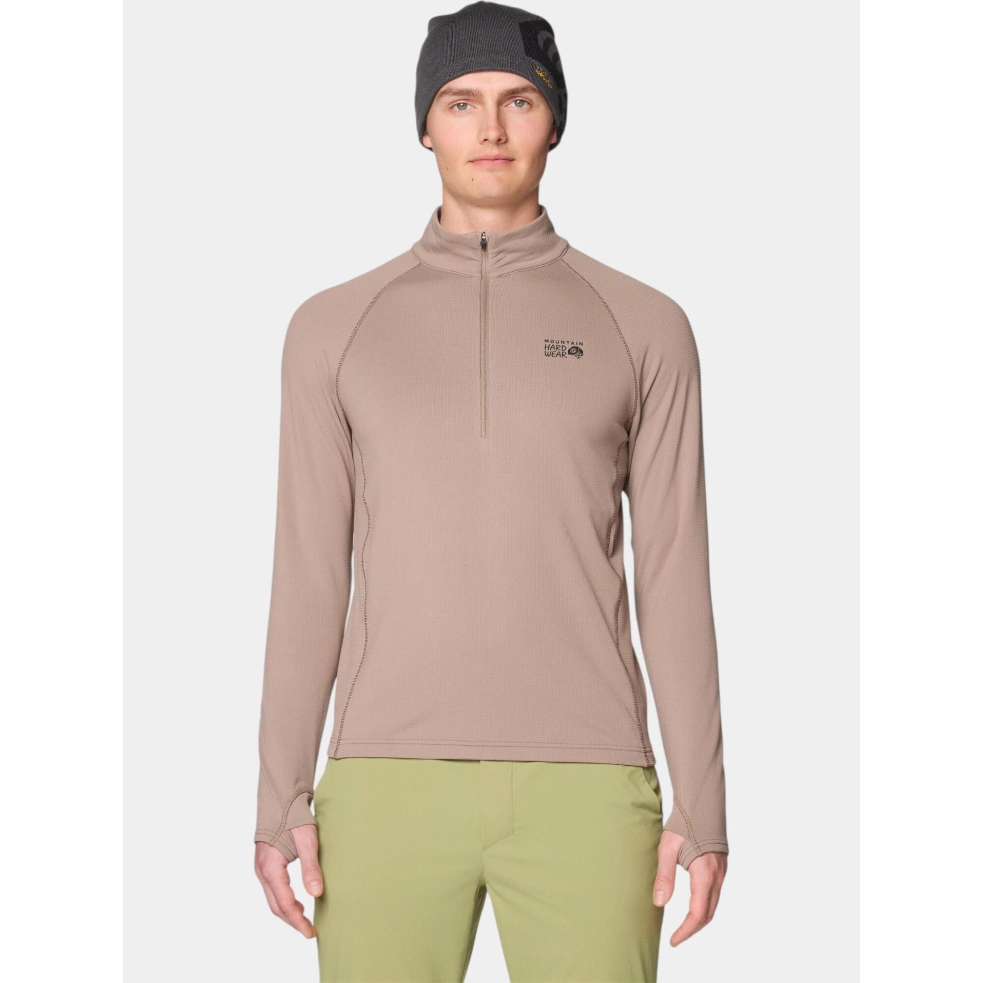 Mountain Hardwear - Pull Homme Crater Lake Heavyweight - Polaire - Beige - Decathlon