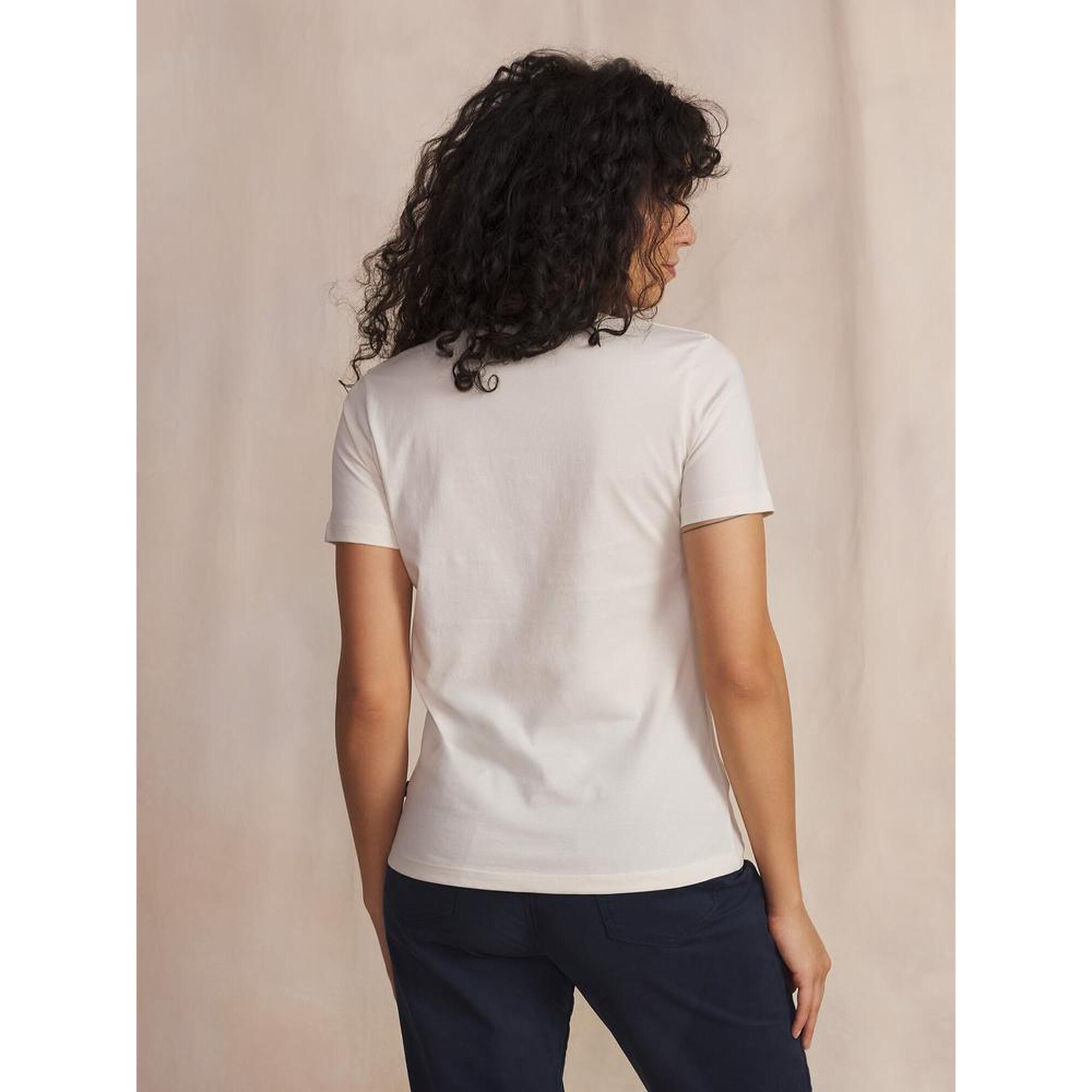 TrendiMax T-Shirt Femme Manches Courtes Imprimé - Col Rond Stretch Élégant