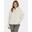 Pulover cu gluga Juniper Pile Jacket - alb femei
