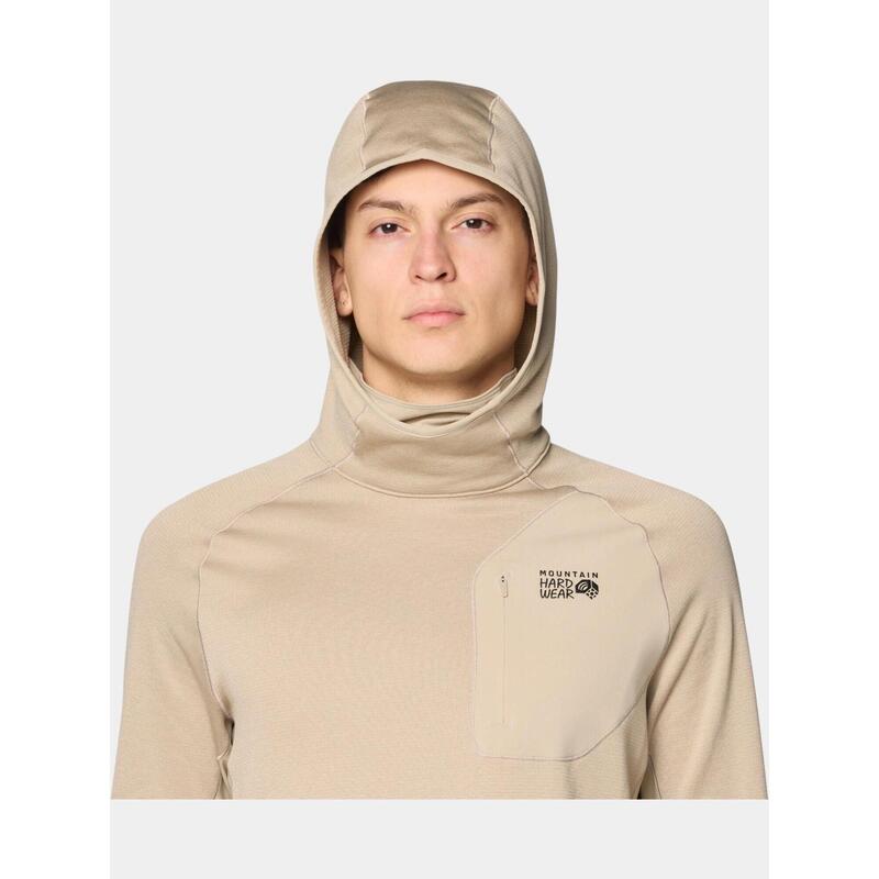 Veste Mountain Hardwear Femme Taille M - Gris - Légère Pullover Snap - Activewear