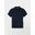 Tricou cu guler Attonpol - albastru inchis barbati