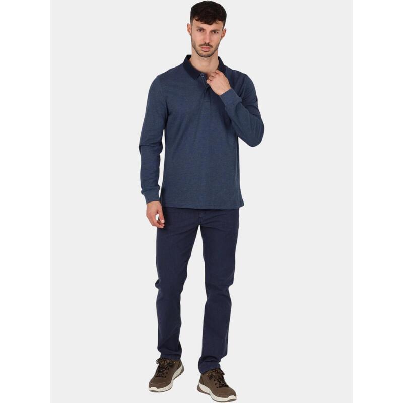 Tricou cu maneci lungi si guler Pekanpol barbati