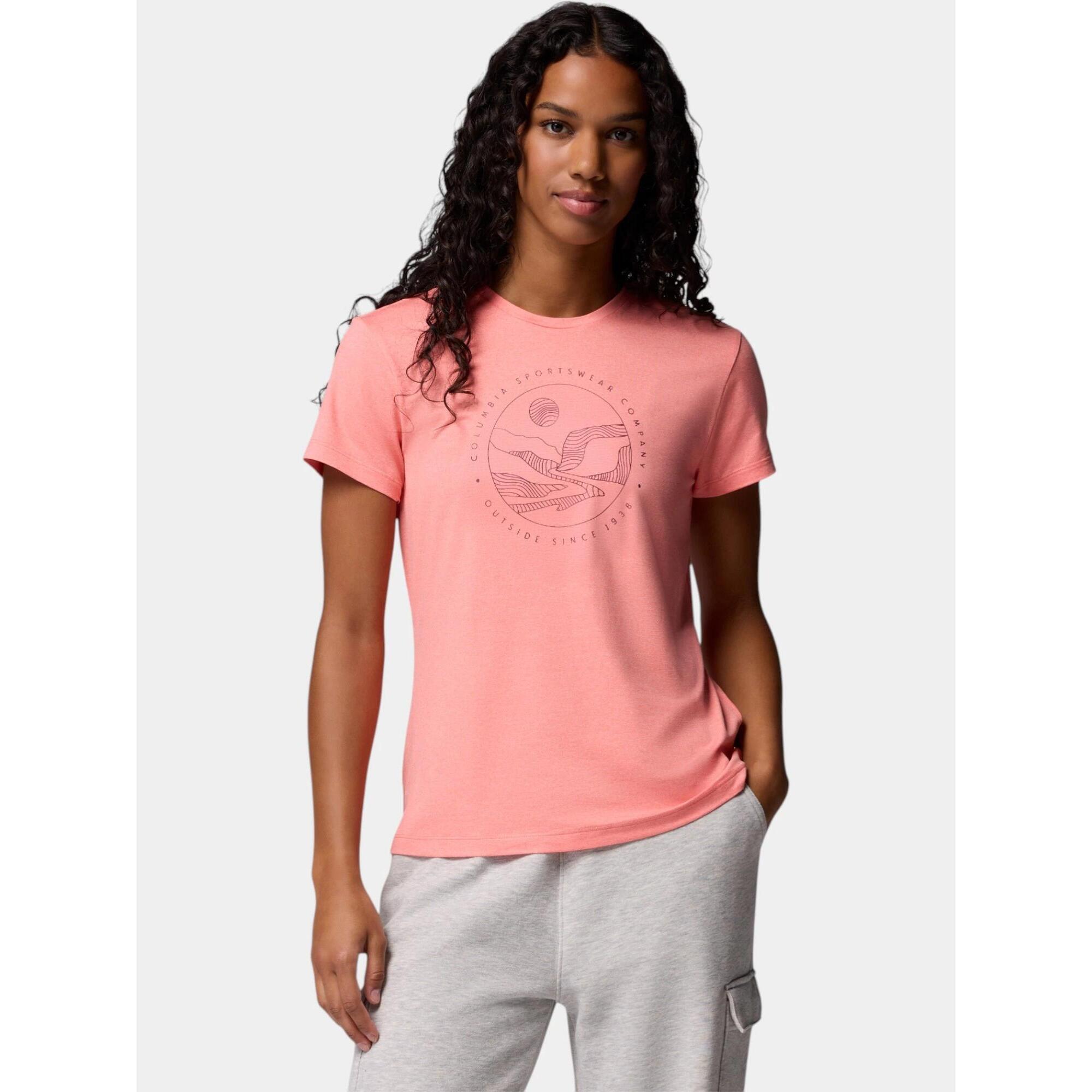 COLUMBIA Dámské tričko Columbia Sloan Ridge Graphic SS