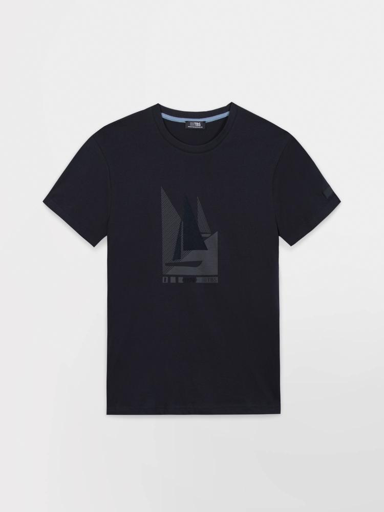 T-shirt manches courtes homme OMARITEE - Marine 3/5