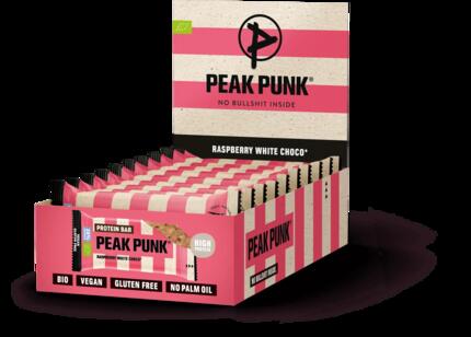 Proteinreep - Sport - Vegan, krokant - Raspberry White Choco