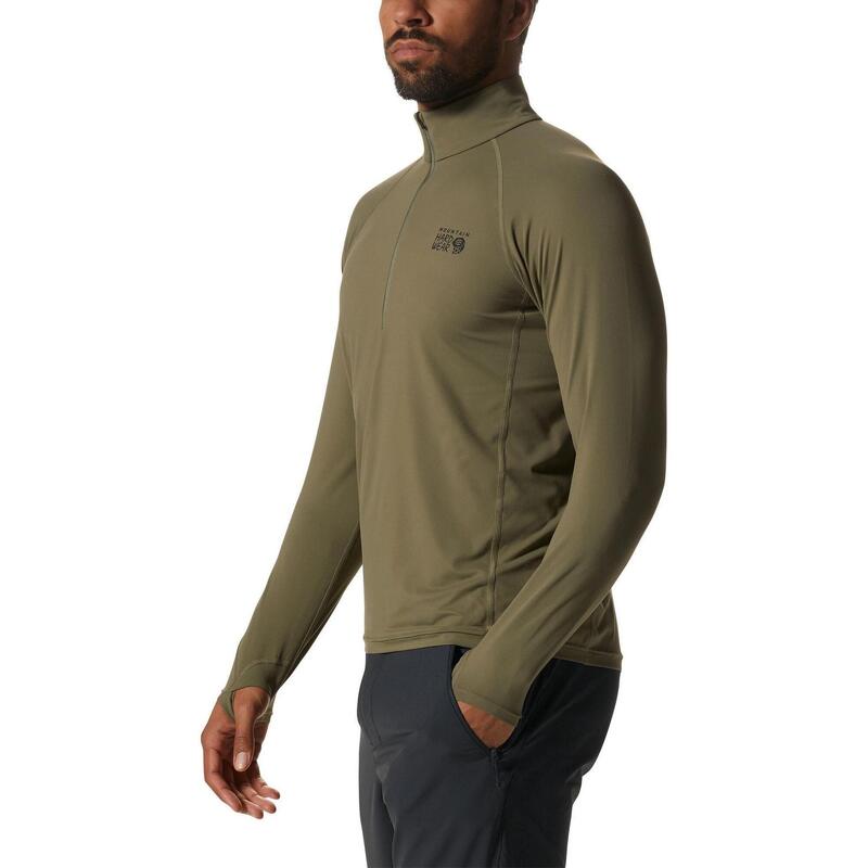 Tricou cu maneci lungi Crater Lake 1/2 Zip barbati