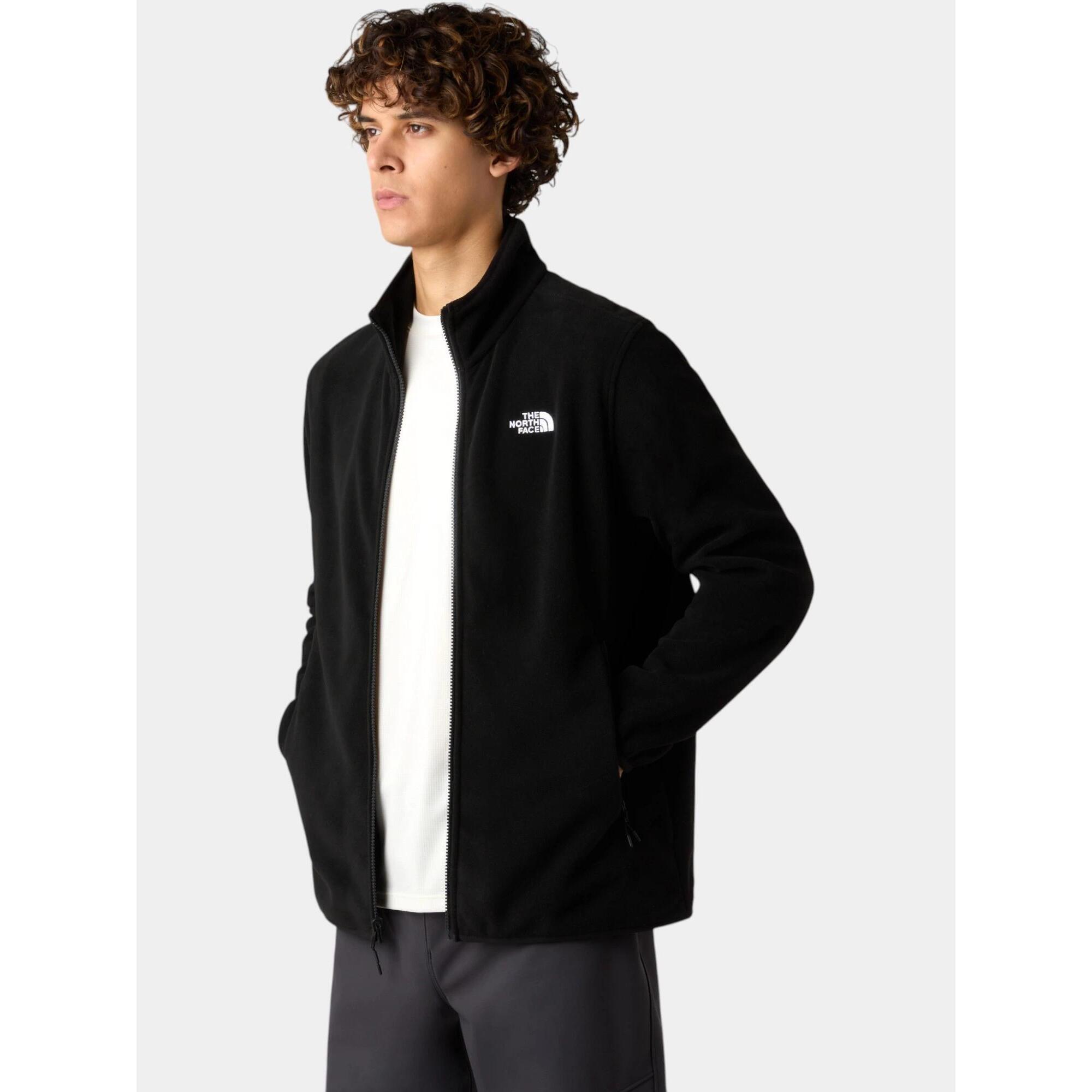 The North Face - Pull Homme M Glacier - Polaire - Noir - Decathlon
