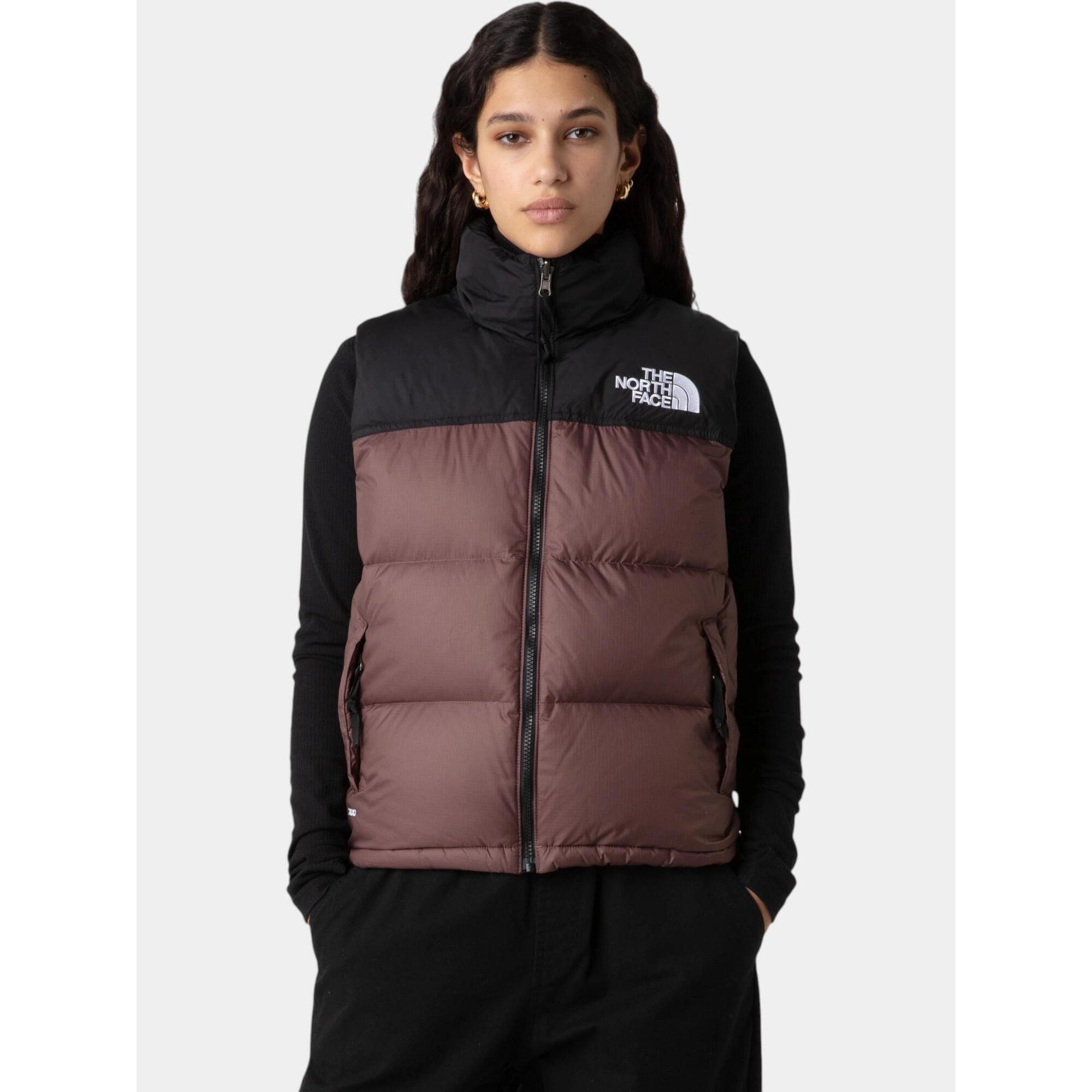 The North Face - Veste Femme W 1996 Retro Nuptse - Pull Sans Manche - Marron|noir - Decathlon