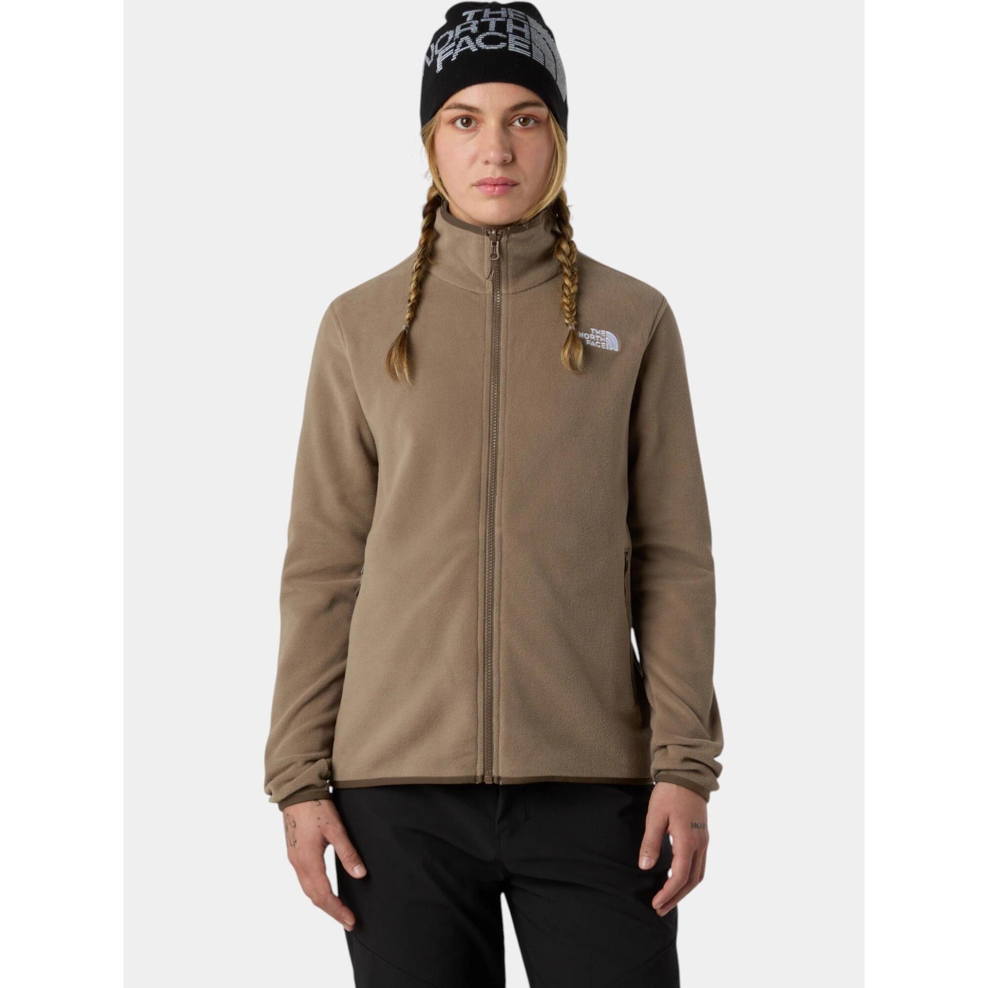 The North Face - Pull Femme W Glacier - Polaire - Marron - Decathlon
