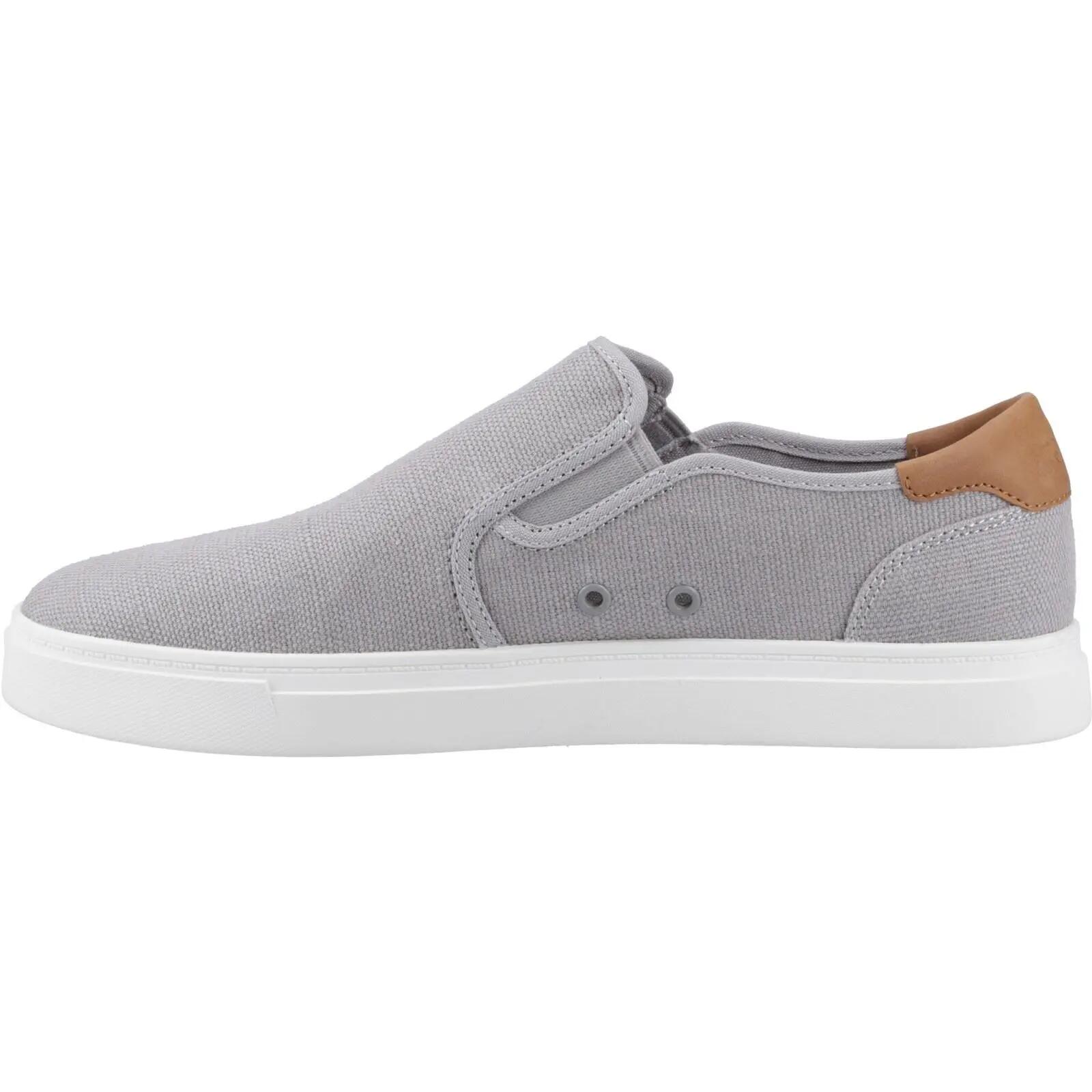 Mens Canvas Trainers Sports Slip On Baja 2.0 4/5