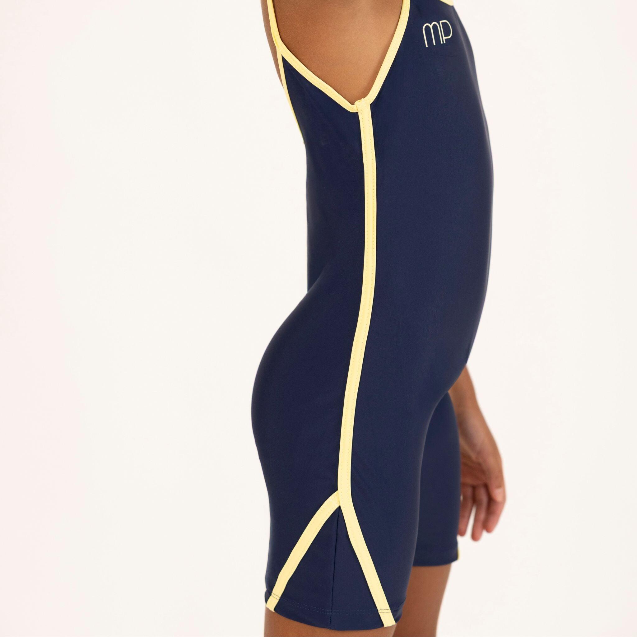 Combinaison avec Short de Gymnastique Bleue Fille 2/4
