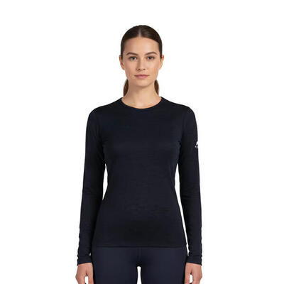 Dames-t-shirt van merinowol met lange mouwen - bjork 140
